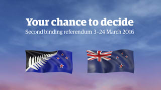 ニュージーランド国旗 雌雄を決するのはどっち 国民投票は24日まで 先住民族関連ニュース
