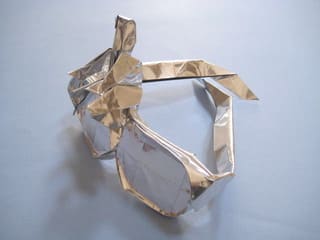 メガネに乗る人 創作折り紙の折り方