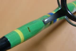 ガイドフットの錆 Year In Year Out 魚花日記 ガイドフットの錆 Year In Year Out 魚花日記