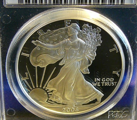 米国の銀貨13：American Eagle - 漂泊亭日乗