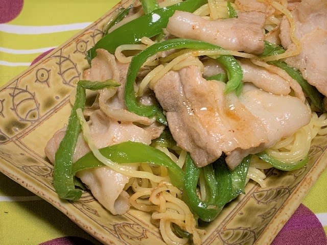 青椒肉絲風焼きそば マルちゃん焼きそばアレンジ 毎日がうまいもん祭り