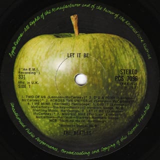 Let It Be （UK 初回盤） / The Beatles - shiotch7 の 明日なき暴走