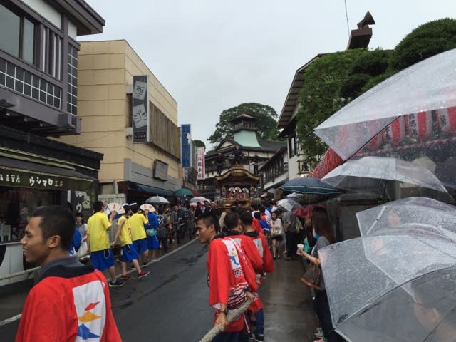 成田山祇園祭り２０１６ 今年も華々しく開催 昨日は生憎のお天気で