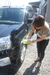 車のキズにお湯をかけると元に戻る インターゾーンで働く社員のブログ 車のキズにお湯をかけると元に戻る インターゾーンで働く社員のブログ
