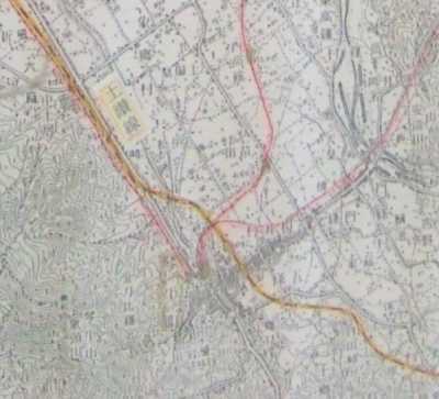 坂出近郊鉄道路線図 琴平周辺