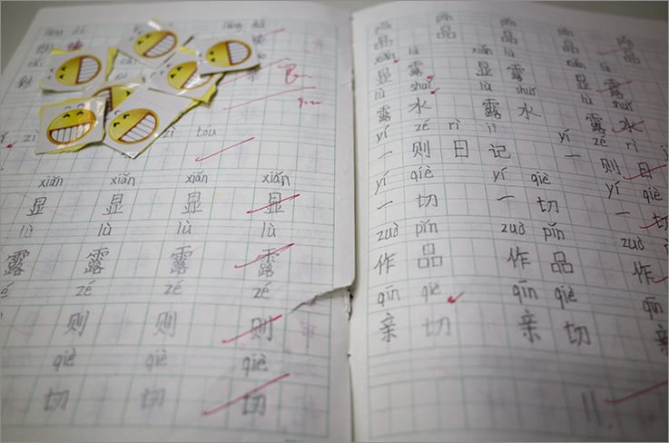 上海の小学校二年生のノート 海上撮影家が見た上海２