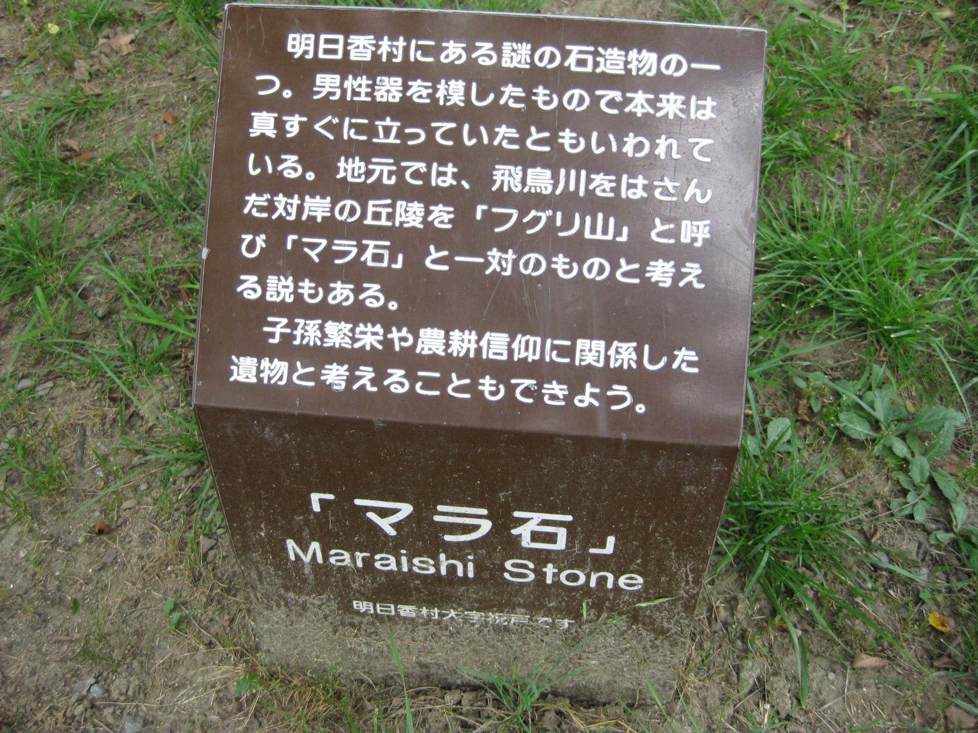 二面石とマラ石 明日香村を訪ねて Vol 9 こどもたちの未来へ 311被災者支援と国際協力