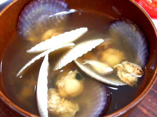 ほたて稚貝のお吸い物 八丈島のおいしい暮らし
