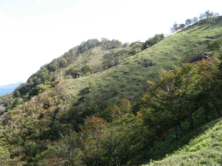 桧塚、桧塚奥峰に登るの画像
