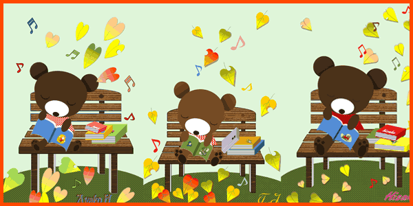 ワードで秋風景 くまさんの読書 サンズパソコン教室 小泉和枝校長のひとりごと