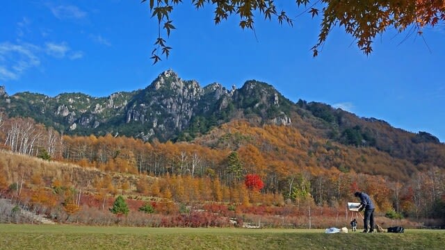 紅葉の頃 瑞牆山 みずがきやま 今日の一枚 紅葉の頃 瑞牆山 みずがきやま 今日の一枚