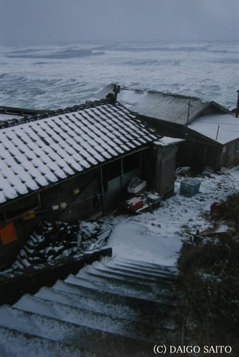 冬の日本海岸