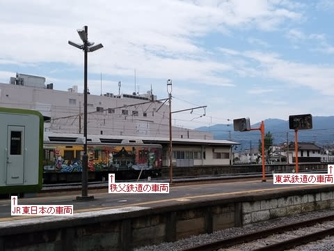 埼玉県内の東武東上線沿線(寄居駅)