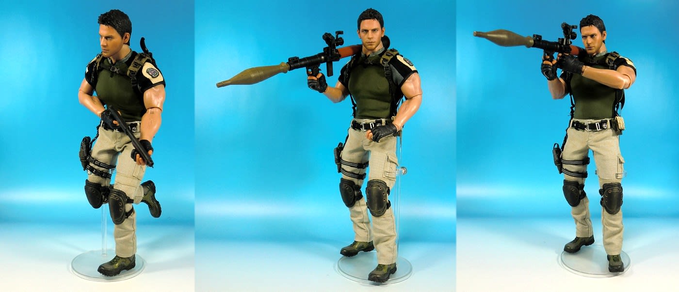 業界No.1 ホットトイズ hottoys クリスレッドフィールド BSAA