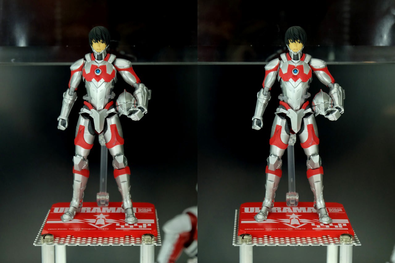 バンダイ Ultra Act S H Figuarts Ultraman サンプル展示 3dの立体視でフィギュアを眺めるブログ 空き家