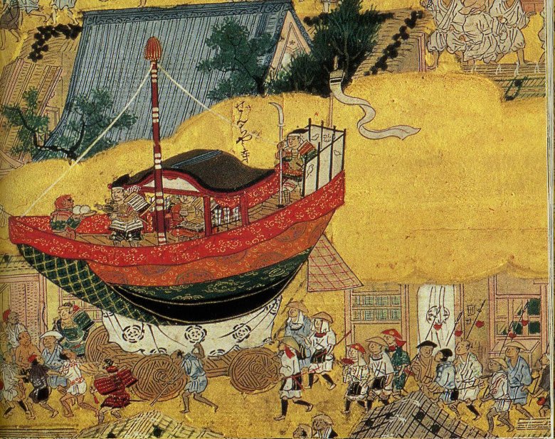 祇園祭 船鉾 洛中洛外屏風図 - 黒駒 寺社参拝記