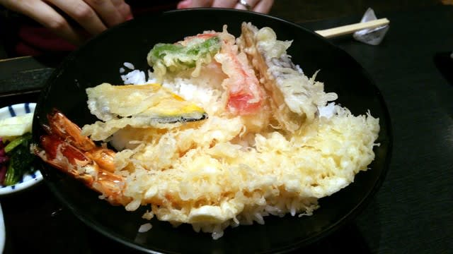 美々卯:海老天丼セット