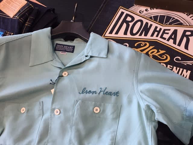 IRON HEART アイアンハート　ボーリングシャツ　IHSH-199 IRON HEART アイアンハート ボーリングシャツ IHSH-199 IRON