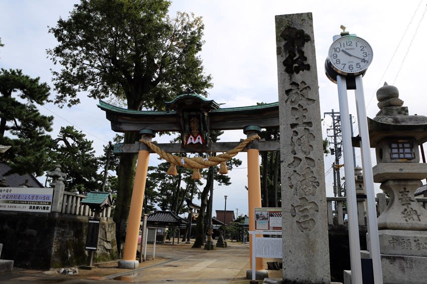 放生津八幡宮 富山県射水市八幡町 今 出発の刻 たびだちのとき