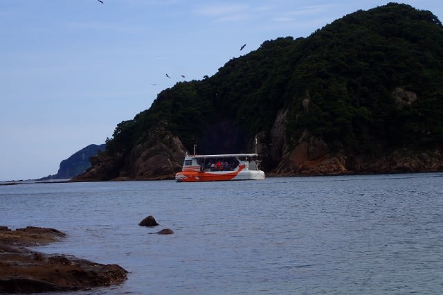 栄松ビーチ前の孤島でシュノーケリング 17年7月鹿児島 宮崎旅行４ 鳥バカ日記