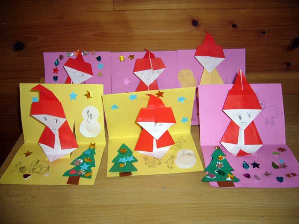 11月26日 木 クリスマスカードの製作 ながさわ保育園