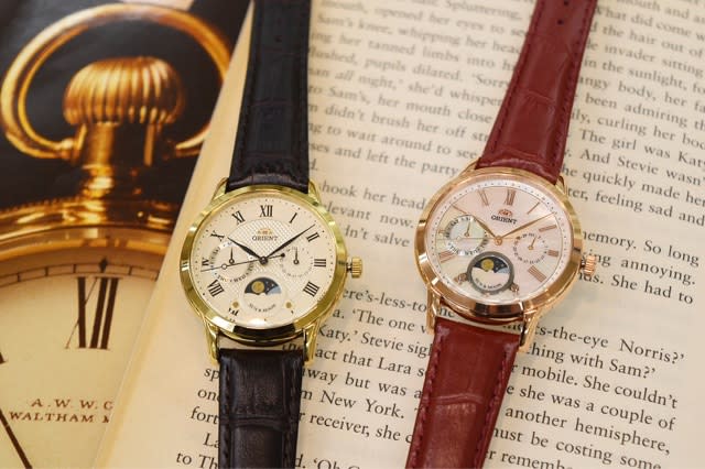 もらって嬉しい出産祝い時計オリエント時計から新作クラシックシリーズ「サン&ムーン」レディース