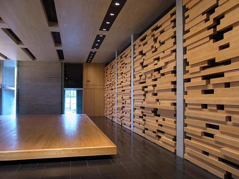 「東京木材会館」「王子木材緑化」視察 木島平人 「東京木材会館」「王子木材緑化」視察 木島平人