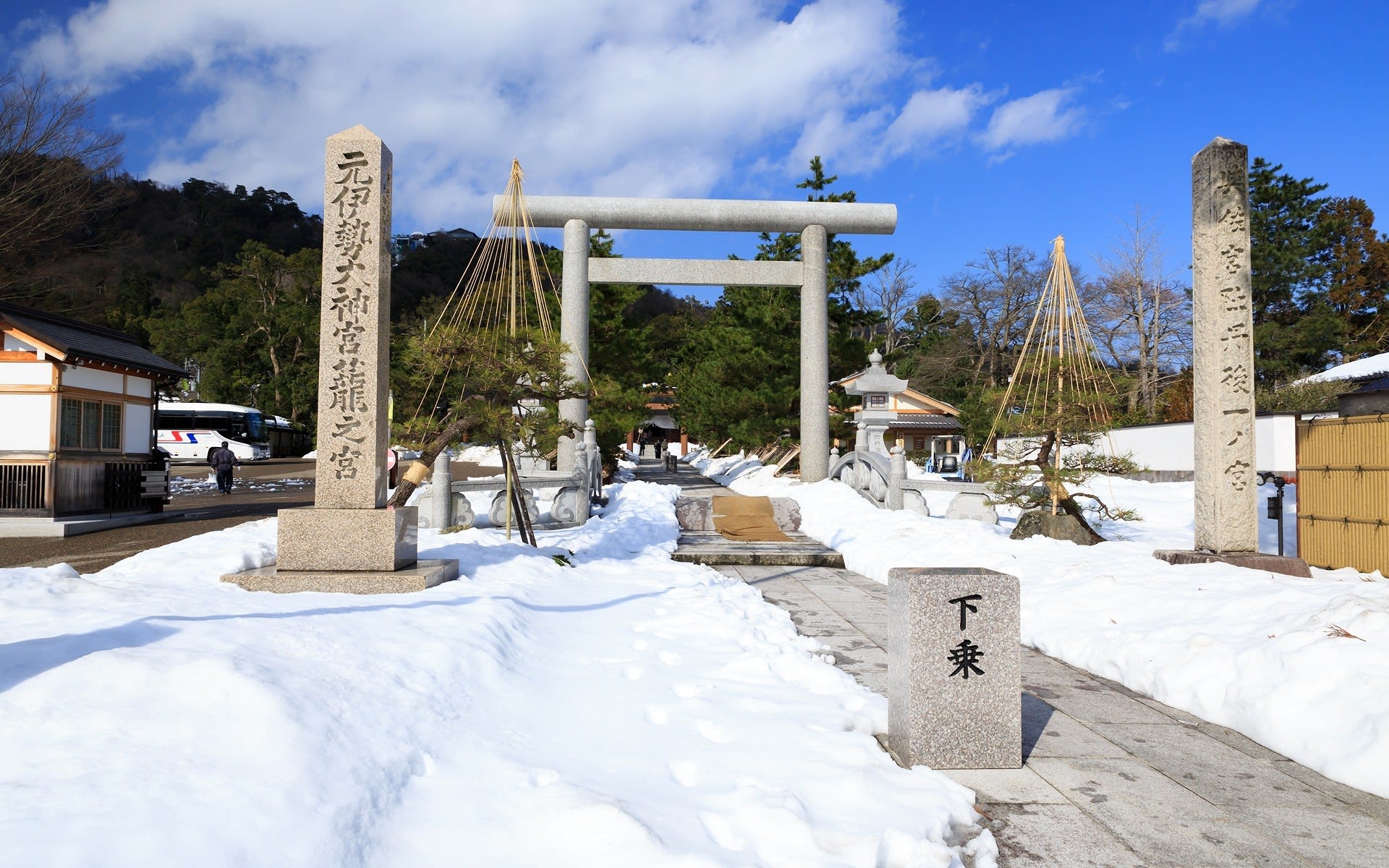 17年雪の京都 元伊勢籠神社の壁紙 計8枚 壁紙 日々駄文
