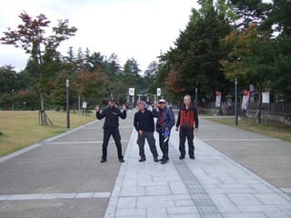 上杉神社参道にて！