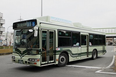 京都市バス2014年度車 横大路のニューフェイス 675 4キロ