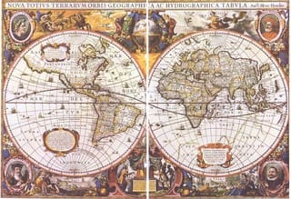 ホンディオスの世界地図 地図のいろいろ
