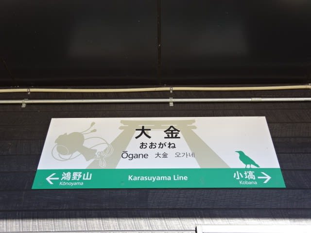 01 駅名標ラリー 烏山線ツアー22 03 下野花岡 仁井田 大金 Up くりこみさん日記