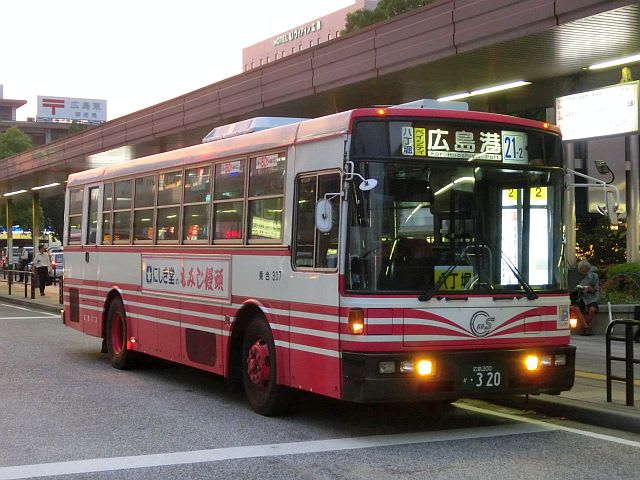 赤バス（広島バス） - クハ１０５大好き（玉手クラブ／帯解クラブ）