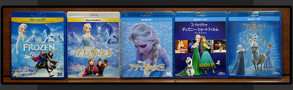 一部予約販売中】 ③Disney FROZEN 北米版アナと雪の女王 Blu-ray