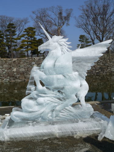「第21回国宝松本城氷彫フェスティバル」作品