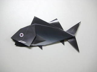 マグロの折り紙 創作折り紙の折り方 マグロの折り紙 創作折り紙の折り方