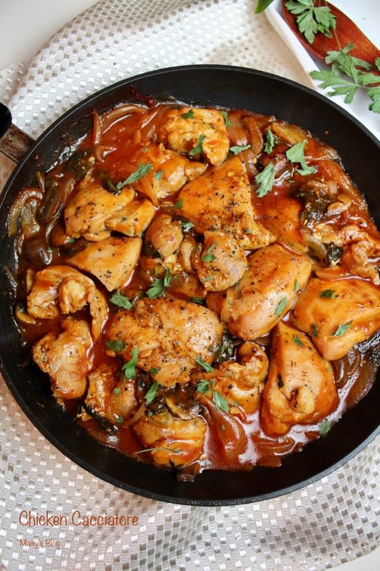 チキンカチャトーラ 鶏肉のトマト煮込み マイティの Awesome Cooking