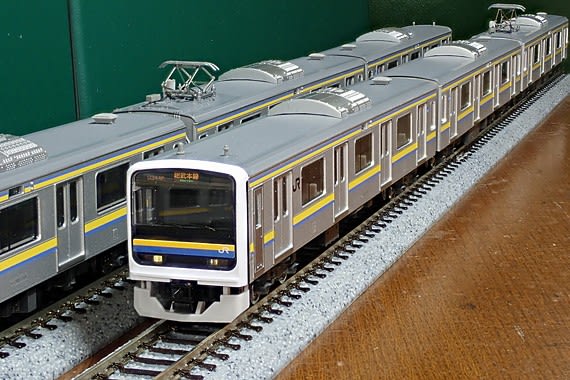 TOMIX209系2100番台房総色 8両各車室内灯取り付け済みです - 鉄道模型