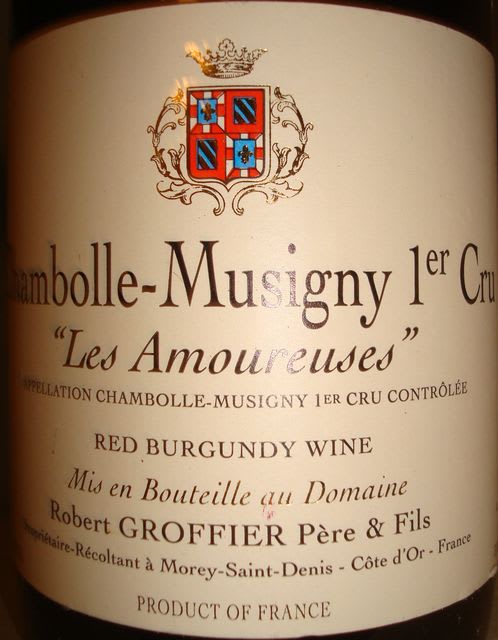 Chambolle Musigny Les Amoureuses 1999 Robert Groffier