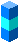 青と水色の立方体が縦に３つ重ねられたイラスト