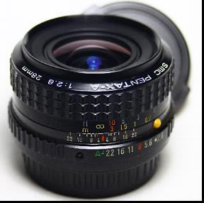 ペンタックス SMC-A 28mm F/2.8 広角レンズ【#119】