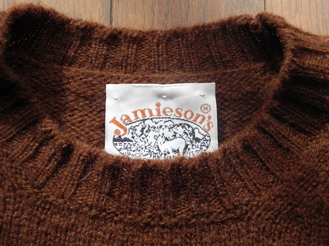 Jamieson's シェトランドウール クルーニットセーター - お買いモノ考