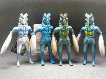 バルタン星人 青色系 怪しい隣人 ウルトラ怪獣ソフビ