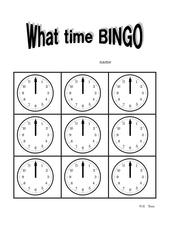 Tony S What Time Bingo 全国小学校英語公立教員ネットワーク Nests 公式ブログ