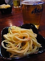 ビール&お通し