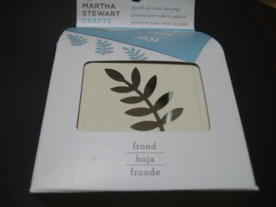 クラフトパンチ 草】マーサスチュワートのシダ(Frond)のオール