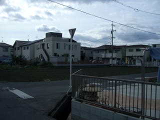 住宅地の中に残る農地