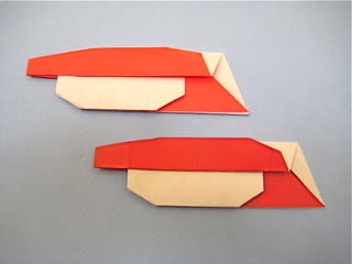 寿司の箸袋おりがみ 創作折り紙の折り方