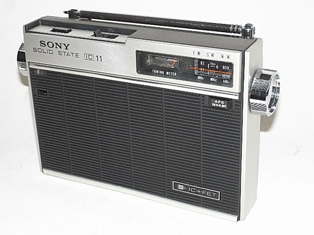 ○SONY ICF-110ラジオをBluetoothスピーカー化 SONY, ICF-110 - テレビ修理-頑固親父の修理日記