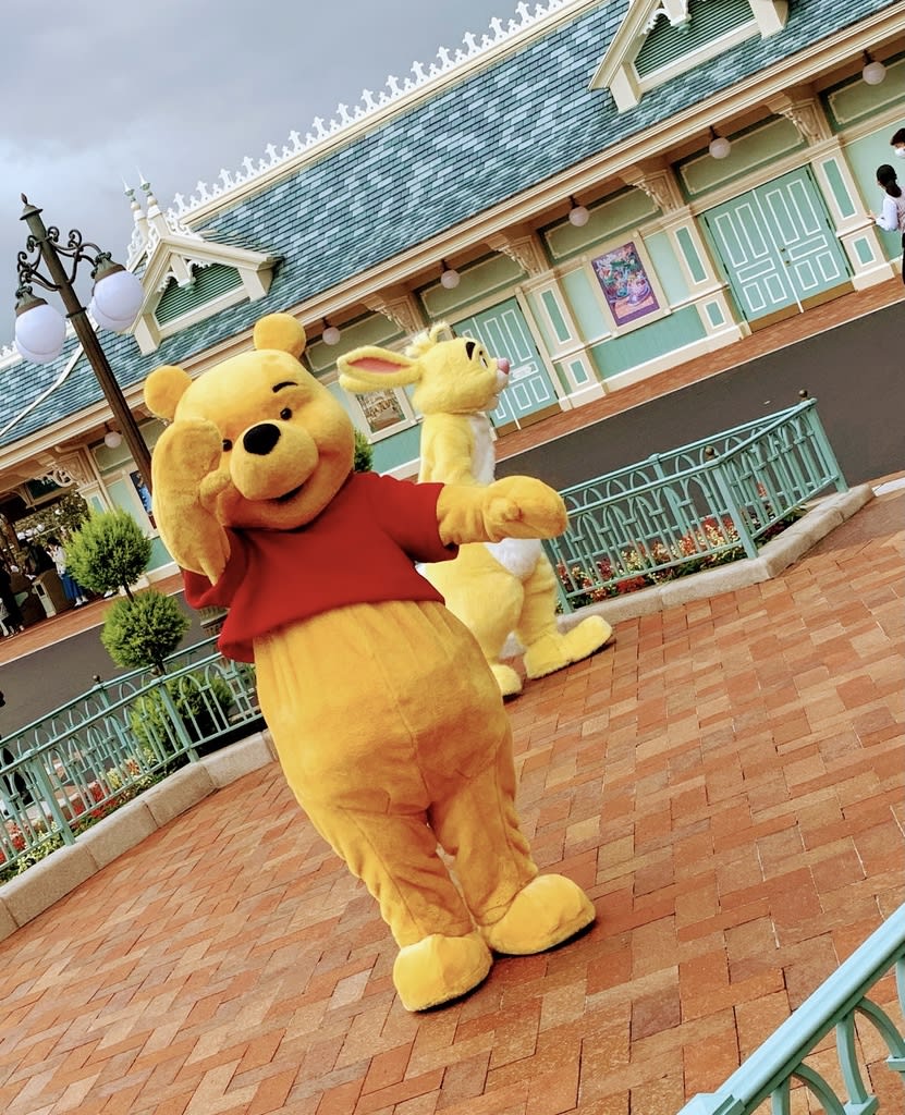 761 Tdl エントランス グリーティング プーさんファミリー ブログ プーさんが大好きなみほの日記 100エーカーの森